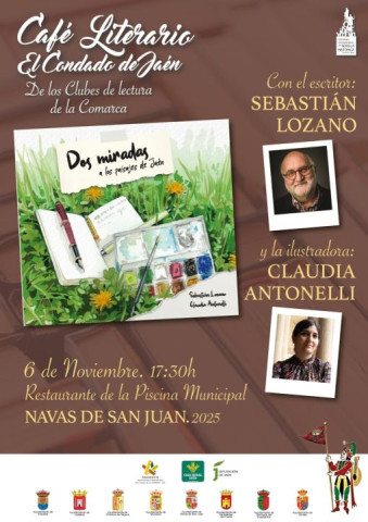 Café Literario en Navas de San Juan: “Dos miradas a los paisajes de Jaén”