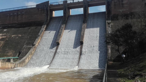 Los embalses de la provincia de Jaén aumentan su porcentaje de agua.