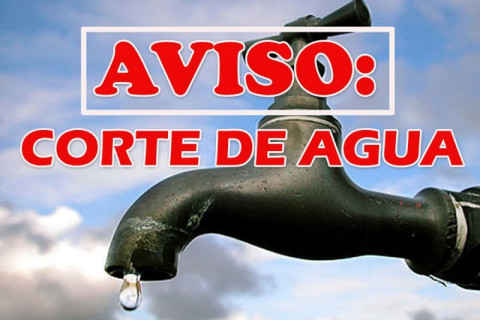 Interrupción suministro de agua 16 de diciembre de 2025