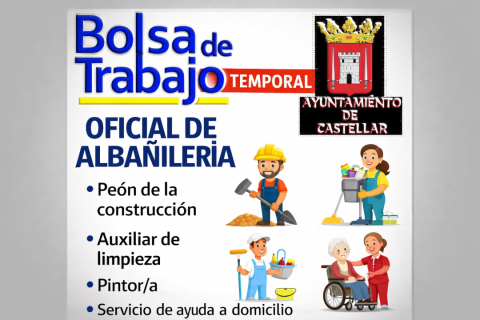 El Ayuntamiento de Castellar pone en marcha la creación de una Bolsa de Trabajo Temporal